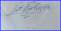 Ww2 Us Army Air Forces Lt. General Jimmy Doolittle Autographed Envelope