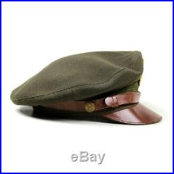 Ww2 Us Army Air Forces Usaaf Officer Dress Cap Visor Hat Od Wool Gabardine