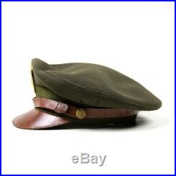 Ww2 Us Army Air Forces Usaaf Officer Dress Cap Visor Hat Od Wool Gabardine