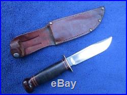 Ww2 Us Marble Ideal Army-air Force Bakelite Pommel Knife And Sheath 5 Blade