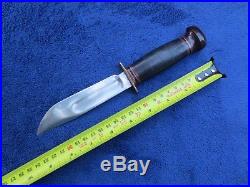 Ww2 Us Marble Ideal Army-air Force Bakelite Pommel Knife And Sheath 5 Blade
