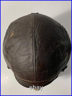 Wwii, Type A-11, Army Air Forces, Leather Pilot Helmet, Clean, Supple Leather