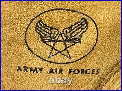 Wwii, Type A-11, Army Air Forces, Leather Pilot Helmet, Clean, Supple Leather