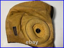 Wwii, Type A-11, Army Air Forces, Leather Pilot Helmet, Clean, Supple Leather