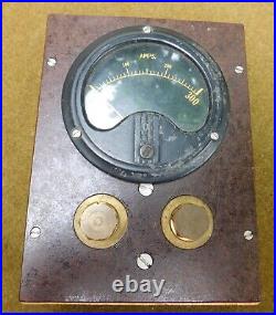 Wwii U. S. Army Air Force Aaf Type E-1 Ammeter Gauge B-29 Superfortress Bomber
