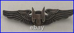 Wwii Us Army Air Force Aerial Gunner Wings-original-sterling Silver