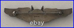 Wwii Us Army Air Force Aerial Gunner Wings-original-sterling Silver