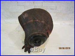 Wwii Us Army Air Force Leather Flight Helmet Type A11 Size Extra Large
