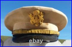 Wwii Us Army Air Force Major's Hat And Restricted Military Papers 1945