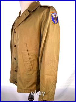 Wwii Us Army M41 Field Jacket Usaaf Fourth Air Force, Od 2nd Pattern Dated
