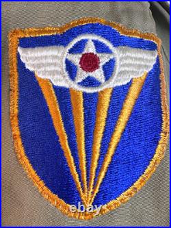 Wwii Us Army M41 Field Jacket Usaaf Fourth Air Force, Od 2nd Pattern Dated