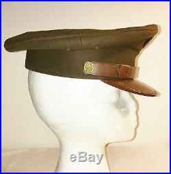 Wwii Usaaf Us Army Air Force Deep Green Wool Hat